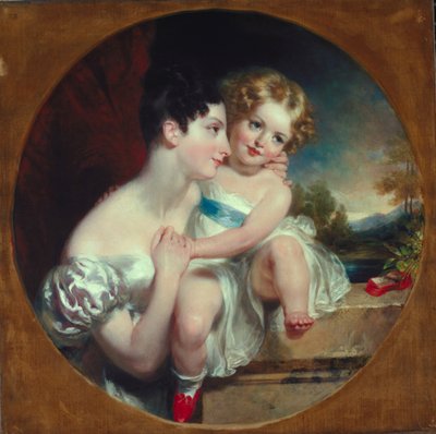 ತಾಯಿ ಮತ್ತು ಮಗು, c.1840-45 ಟರ್ಕಿ by John Wood